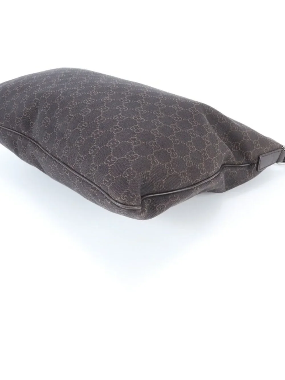 Gucci GG Canvas Leather Shoulder Bag Messenger Business Tote